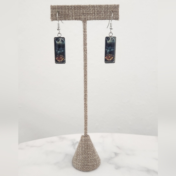 Halloween The Nightmare Before Christmas Jack & Pumpkin Dangle Earrings - Picture 5 of 11